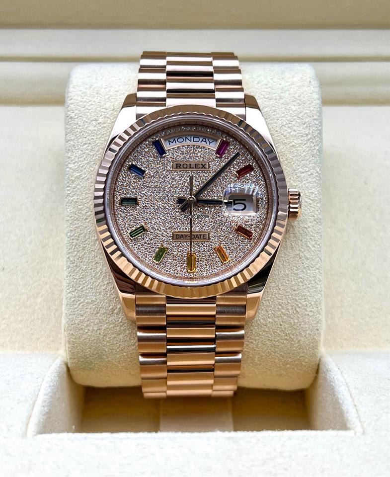 Rolex Day-Date 36mm Everose Gold Midsize Watch